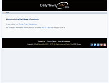 Tablet Screenshot of dailynews.info