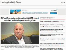 Tablet Screenshot of dailynews.com